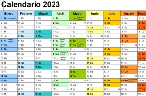 calendario 2023 excel formato 5