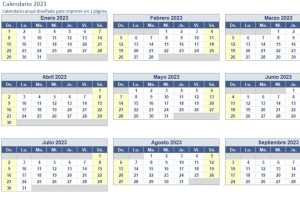 calendario 2023 excel formato 6