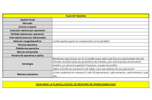 descargar plan de trading excel