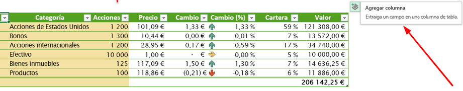 planilla excel portafolio de inversion hoja cartera 2