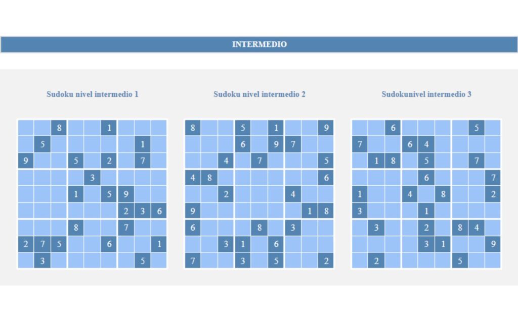 plantilla excel tabla de sudoku