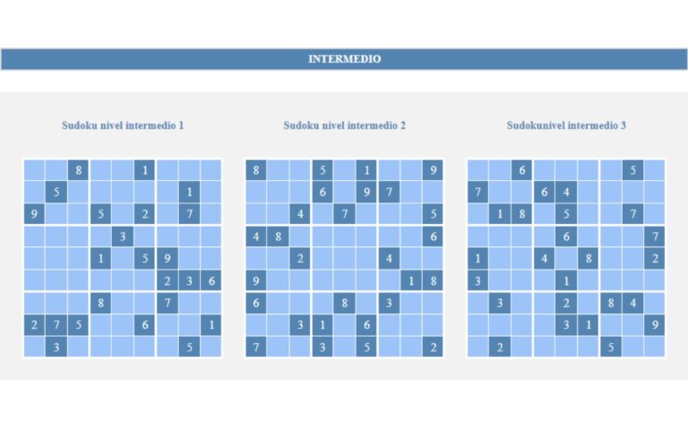 plantilla excel tabla de sudoku